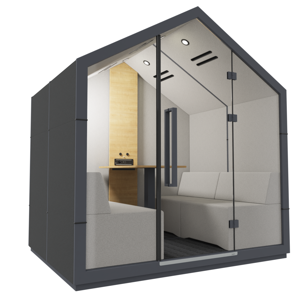Kleine vergader kantoorunit Van OfficeBooths.nl