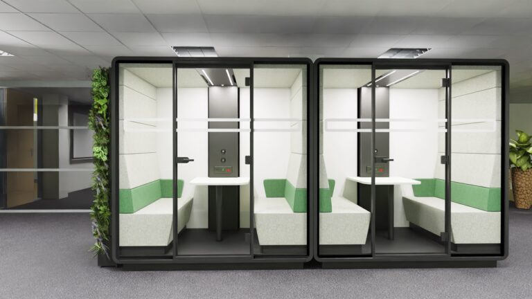 2 kantoorunits van OfficeBooths.nl